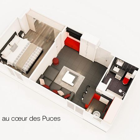 Apartamento Marche Aux Puces De Saint-Ouen Exterior foto