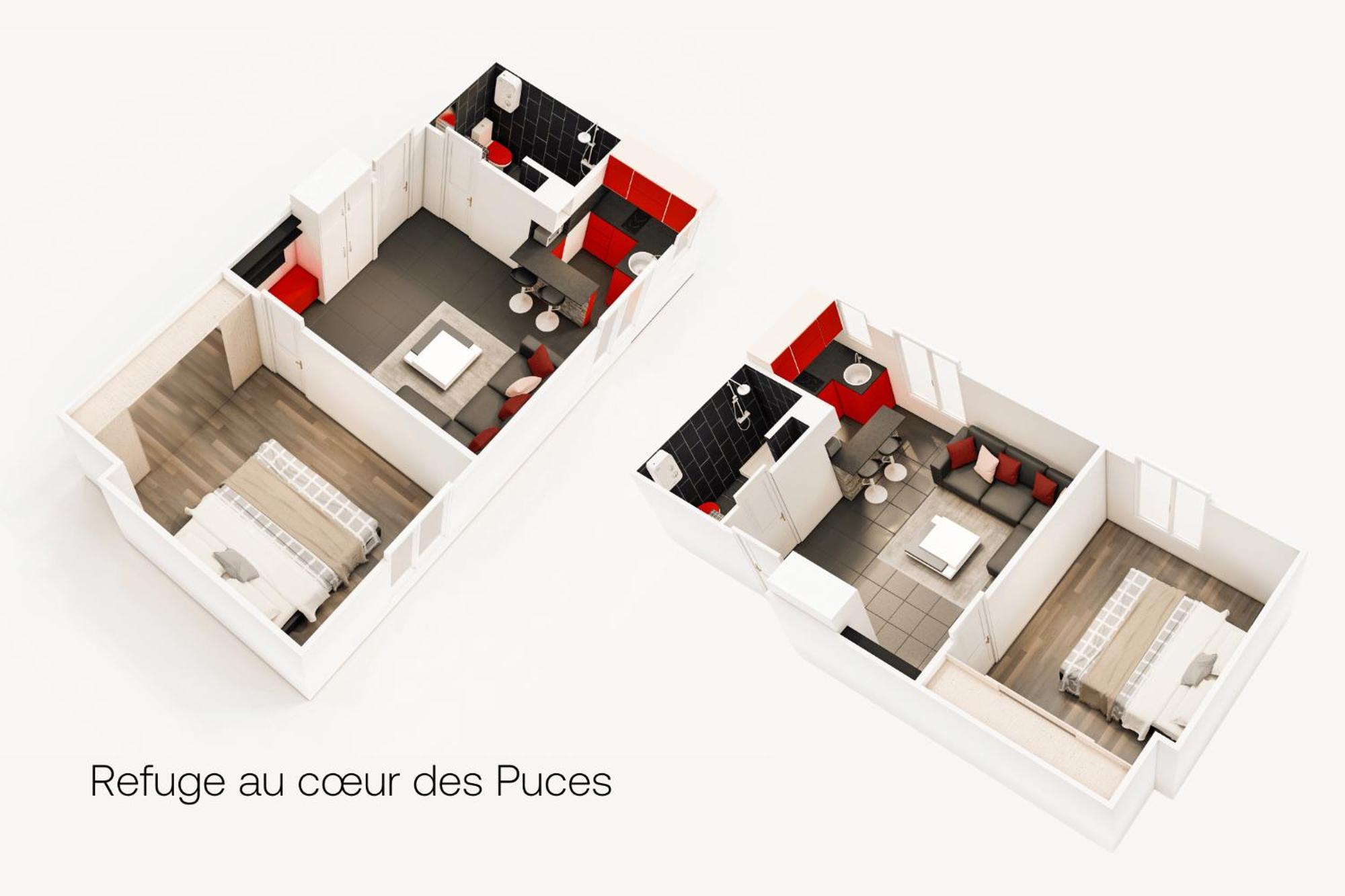 Apartamento Marche Aux Puces De Saint-Ouen Exterior foto